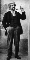 Anton Cerar - Danilo  - Josip Jurčič: Deseti brat. Režija: Anton Verovšek. Deželno gledališče v Ljubljani, 1901.
Fotografija je last: SLOGI (SGM).
Neg.: S. ; sig. 1070