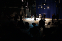 Triada 2012: scena pri predstavi Potohodec - 