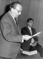 Slavko Jan in Pino Mlakar - Ob sprejemu novincev 1962/63