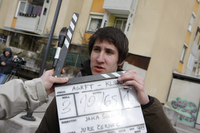 Jaka Šuligoj - Med snemanjem kratkega igranega filma Klinci (2010)