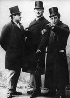 Miko Stojković, Milan Simeonović, Ignacij Borštnik - Zagreb.
Neg.: S.XXXIV,35. Sig. 105
