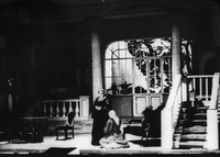 Gozd - Nablocka, Juvan - Aleksander Nikolajevič Ostrovski: Gozd - I. dej., 8. priz. NG Drama Ljubljana, 2. 5. 1936.
Fotografija je last: SLOGI (SGM).
Neg.: S. XX, 11; sig. 1180
