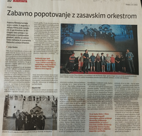 Zabavno popotovanje z zasavskim orkestrom - Dnevnik, 5. 8. 2022, piše Anja Banko